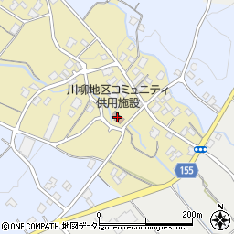 川柳地区コミュニティ供用施設周辺の地図