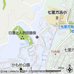 神奈川県鎌倉市七里ガ浜1丁目周辺の地図