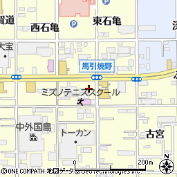 愛知県一宮市大和町馬引焼野92周辺の地図