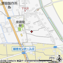 神奈川県小田原市下大井382周辺の地図