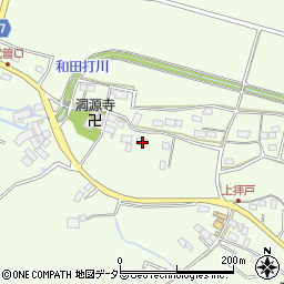 滋賀県高島市拝戸889周辺の地図
