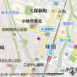 愛知県小牧市岩崎183周辺の地図