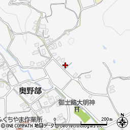 京都府福知山市奥野部128周辺の地図