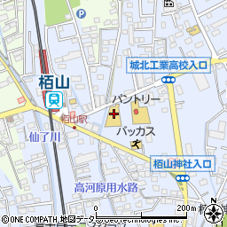 アリスクリーニング小田原百貨店　栢山店周辺の地図