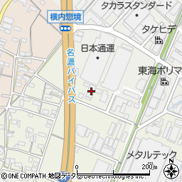 愛知県小牧市村中1351周辺の地図