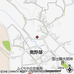京都府福知山市奥野部181周辺の地図