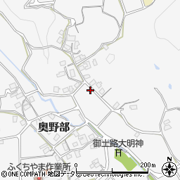 京都府福知山市奥野部162周辺の地図