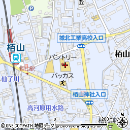 小田原百貨店栢山店周辺の地図