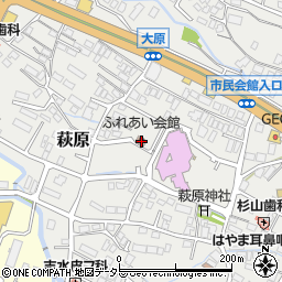 静岡県御殿場市萩原183周辺の地図