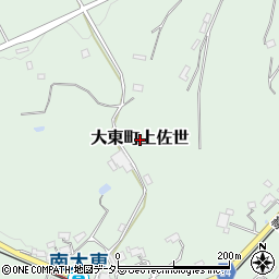 島根県雲南市大東町上佐世周辺の地図