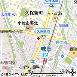 愛知県小牧市岩崎51周辺の地図