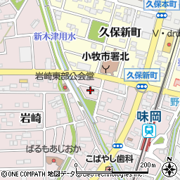 愛知県小牧市岩崎201周辺の地図