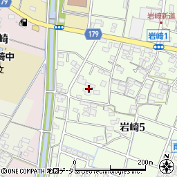 愛知県小牧市岩崎5丁目81周辺の地図