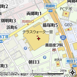 愛知県一宮市藤塚町周辺の地図