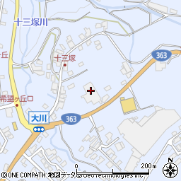 岐阜県瑞浪市陶町大川816周辺の地図