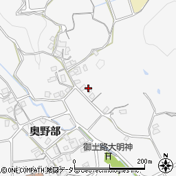 京都府福知山市奥野部129周辺の地図