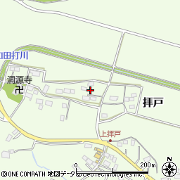 滋賀県高島市拝戸853-1周辺の地図