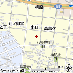 愛知県一宮市大赤見出口32周辺の地図