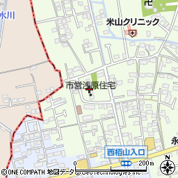 小田原市営浅原住宅１号棟周辺の地図