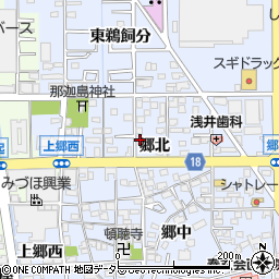 愛知県一宮市小信中島（郷北）周辺の地図