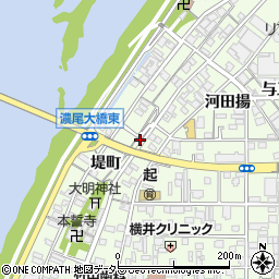 愛知県一宮市起堤町13周辺の地図