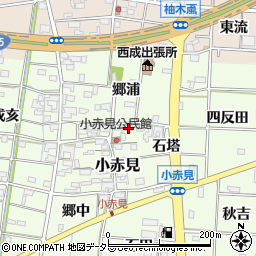愛知県一宮市小赤見711周辺の地図