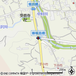 新坂呂橋周辺の地図
