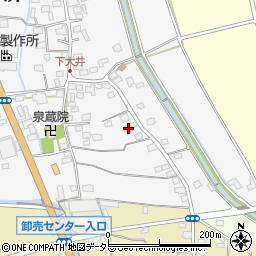 神奈川県小田原市下大井368周辺の地図
