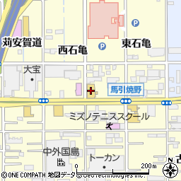 愛知トヨタ自動車尾西店周辺の地図