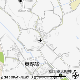 京都府福知山市奥野部157周辺の地図