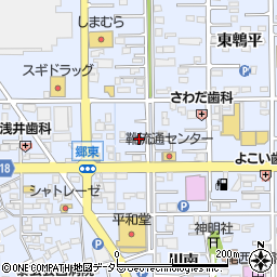愛知県一宮市小信中島郷東周辺の地図