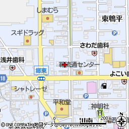 愛知県一宮市小信中島（郷東）周辺の地図