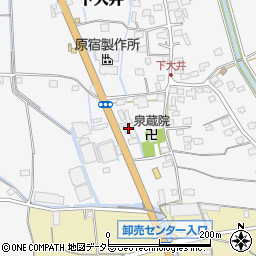 神奈川県小田原市下大井396-3周辺の地図