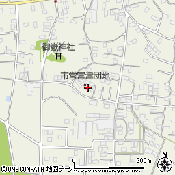 市営富津団地周辺の地図