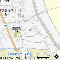 神奈川県小田原市下大井378周辺の地図