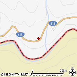 岐阜県恵那市上矢作町1195周辺の地図