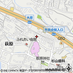 静岡県御殿場市萩原229-2周辺の地図