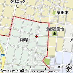 愛知県一宮市千秋町加納馬場梅塚59周辺の地図