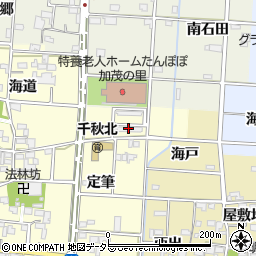 ビレッジハウス千秋１号棟周辺の地図