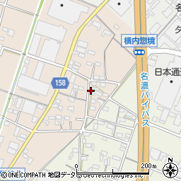 愛知県小牧市入鹿出新田258-7周辺の地図