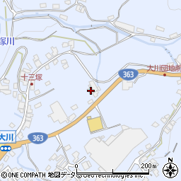 岐阜県瑞浪市陶町大川860-18周辺の地図