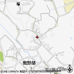 京都府福知山市奥野部156周辺の地図