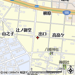 愛知県一宮市大赤見出口22周辺の地図