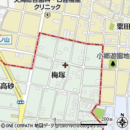 愛知県一宮市千秋町加納馬場梅塚56-1周辺の地図