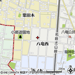 愛知県江南市小折町八竜西14周辺の地図