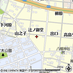 愛知県一宮市大赤見辻ノ御堂43周辺の地図