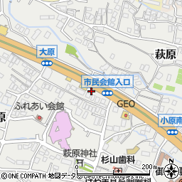 静岡県御殿場市萩原241周辺の地図