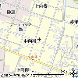 愛知県一宮市千秋町浮野中向得9周辺の地図