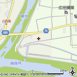 京都府綾部市小貝町野代周辺の地図