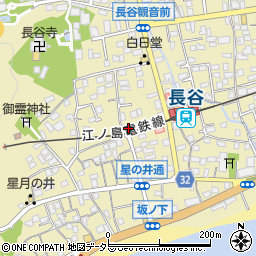 マイパーキング鎌倉坂ノ下駐車場周辺の地図